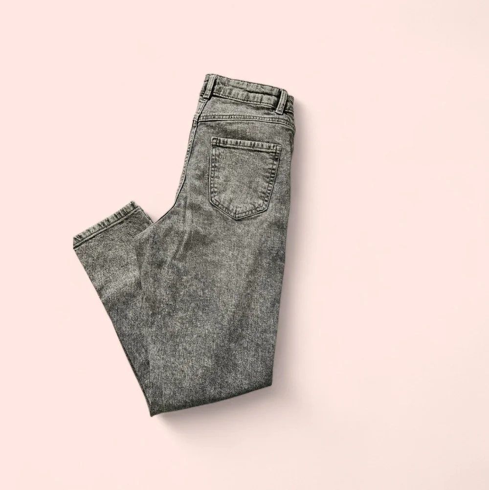Women's Charcoal Denim Jeans - Picture 1 of 5